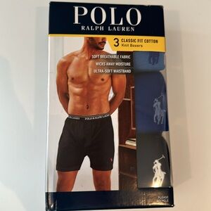 NWT Polo Ralph Lauren Knit Boxers 3-pack
